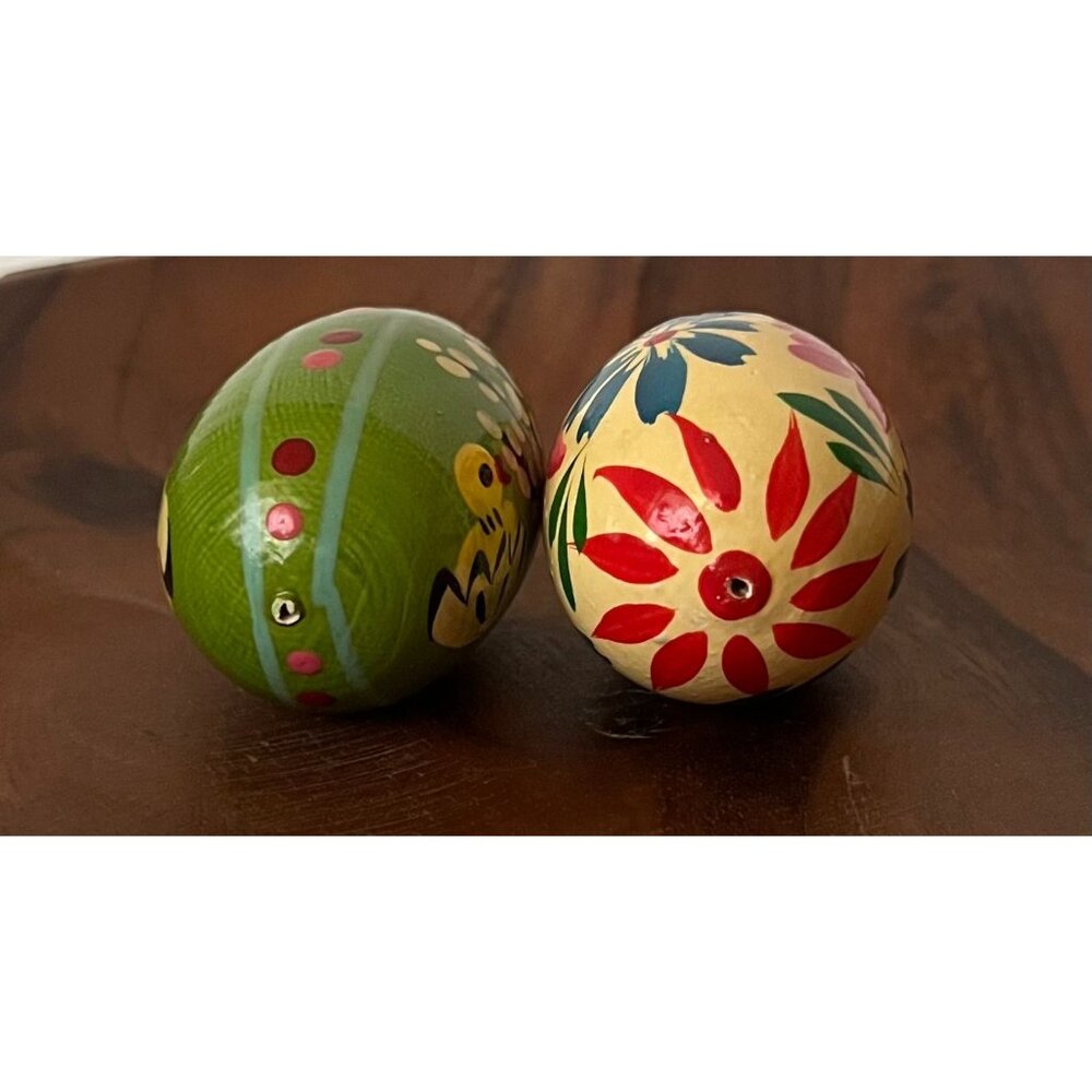 Hand Painted Vintage Easter Eggs Rustic Folk Art Decorative Collectibles - Picture 4 of 4